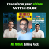 ALI ABDAAL Editing Pack: The Ultimate Tool for Content Creators!