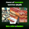 Unleash the Power of Nostalgia with Retro Letters & Numbers