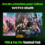 Ultimate PUBG & Free Fire Thumbnail Pack: Create Click-Worthy Thumbnails in Minutes!