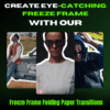 Freeze Frame Folding Paper Transitions – Seamless After Effects Template